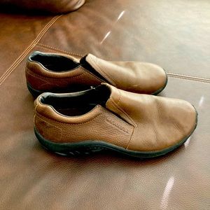 Merrell Ortho-lite size 10 mahogany brown shoes in good condition